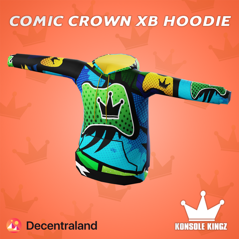 Comic Crown XB Hoodie (KKZ) - Decentraland