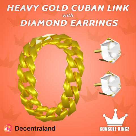 Heavy Gold Cuban Link Chain (KKZ) - Decentraland